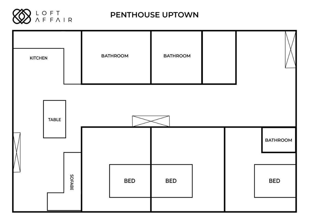 Penthouse Uptown - Loftaffair Apartment Krakow Exterior photo